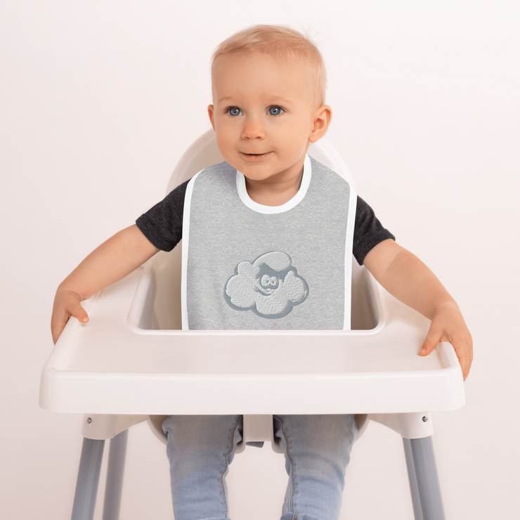 Little Wing Embroidered Baby Bib - Buzzardtown Books